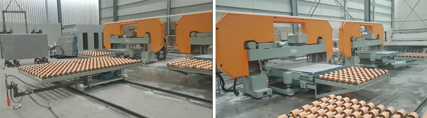 stone thin slab horizontal splitter