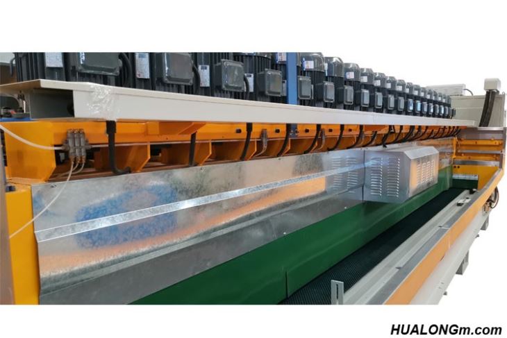 Back view of Automatic Granite Polishing Machine